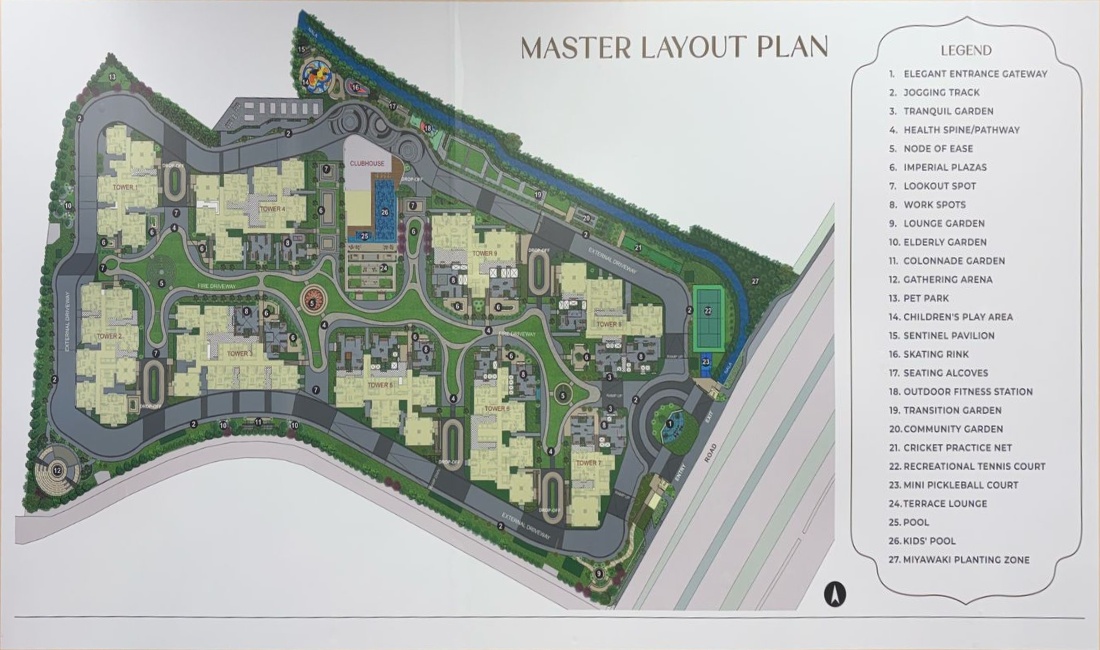 SNN Estates Duomont — Master Plan (blurred 60%)